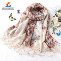 100% Wool Pashmina Cashmere Women Scarf Floral Shawl Scarves Wraps Paisley